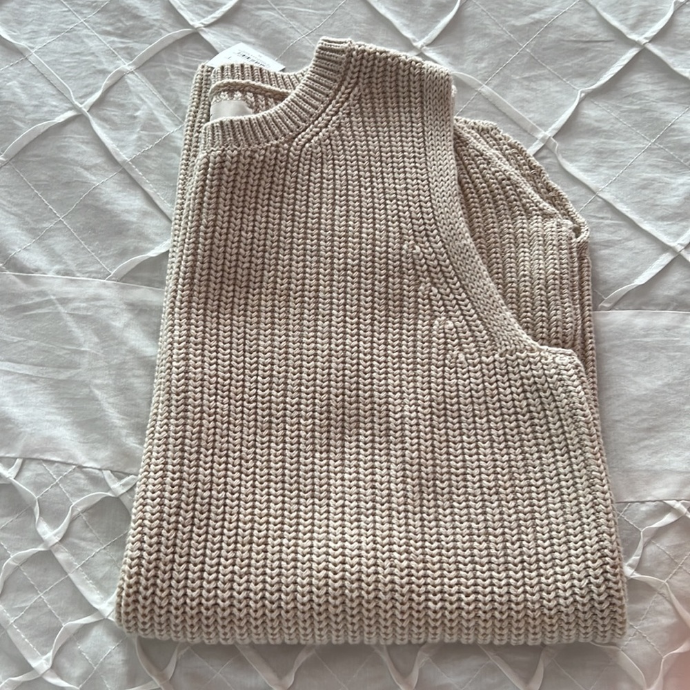 NWT LOFT Cotton Sleeveless Sweater